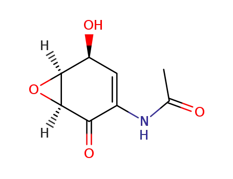 N-[(1S,5S,6S)-5-hydroxy-2-oxo-7-oxabicyclo[4.1.0]hept-3-en-3-yl]acetamide