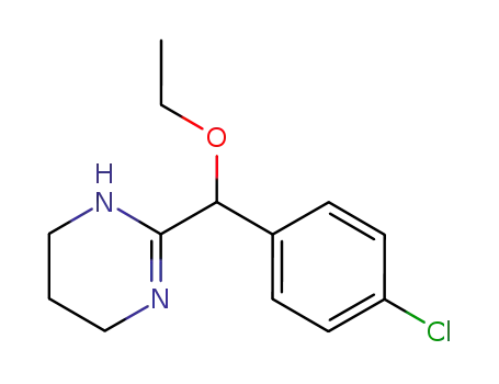3,4,5,6-テトラヒドロ-2-(4-クロロ-α-エトキシベンジル)ピリミジン