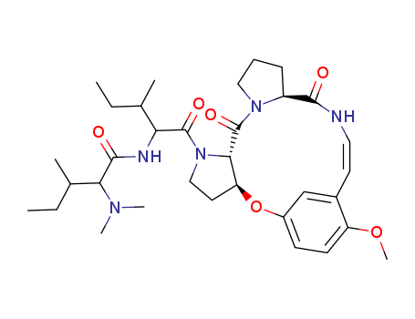 L-Proline,N,N-dimethyl-L-isoleucyl-L-isoleucyl-(3S)-3-[3-[(1Z)-2-aminoethenyl]-4-methoxyphenoxy]-L-prolyl-,(4®3)-lactam