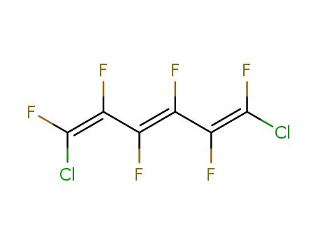 Molecular Structure of 344-01-4 (1,6-Dichloro-1,2,3,4,5,6-hexafluoro-1,3,5-hexatriene)