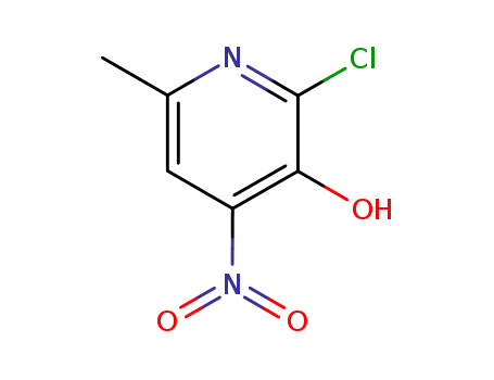 Molecular Structure of 35680-32-1 (2-CHLORO-3-HYDROXY-4-NITRO-6-METHYLPYRIDINE)