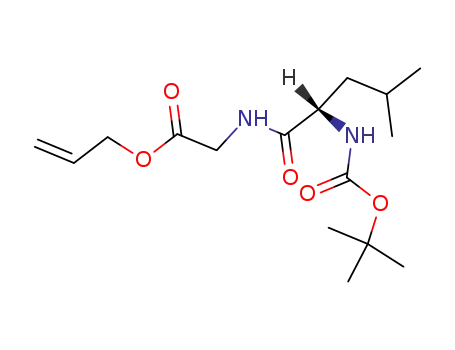 Molecular Structure of 283176-66-9 (Boc-Leu-Gly-OAll)