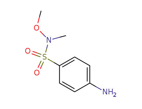 Molecular Structure of 33529-48-5 (4-AMINO-N-METHOXY-N-METHYLBENZENESULFONAMIDE)