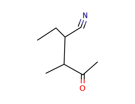 Pentanenitrile, 2-ethyl-3-methyl-4-oxo- (9CI)