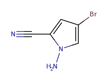 1H-Pyrrole-2-carbonitrile, 1-amino-4-bromo-