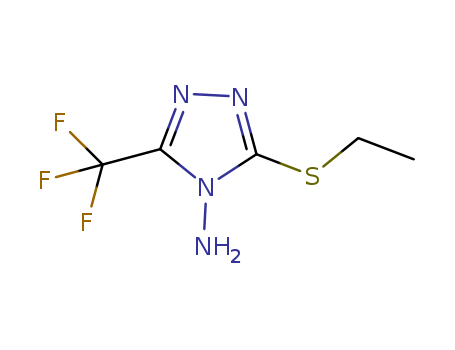3-(ETHYLSULFANYL)-5-(TRIFLUOROMETHYL)-4H-1,2,4-TRIAZOL-4-AMINE