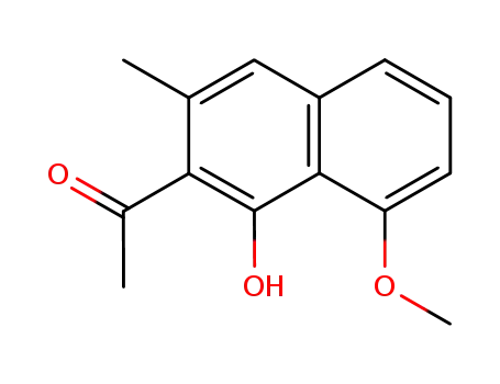 Ethanone, 1-(1-hydroxy-8-methoxy-3-methyl-2-naphthalenyl)-