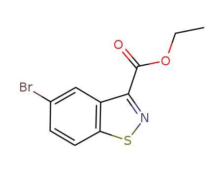 1,2-Benzisothiazole-3-carboxylicacid, 5-bromo-, ethyl ester