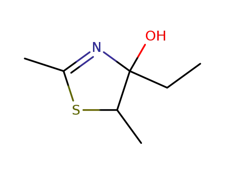 4-ethyl-2,5-dimethyl-4,5-dihydro-thiazol-4-ol