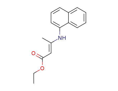 2-Butenoic acid, 3-(1-naphthalenylamino)-, ethyl ester