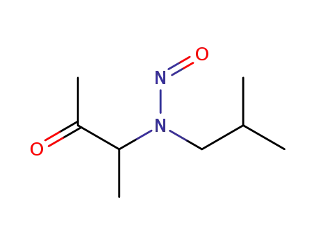 Molecular Structure of 93755-83-0 (N-2-methylpropyl-N-1-methylacetonylnitrosamine)