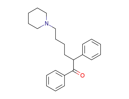 Molecular Structure of 38940-46-4 (2-Phenyl-6-piperidinohexynophenone)