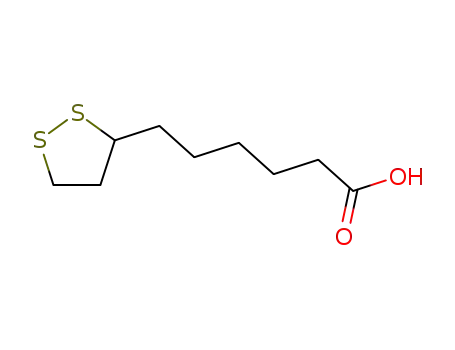 Molecular Structure of 5616-71-7 (Homo-α-lipoic Acid)