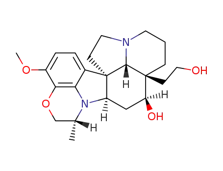 Molecular Structure of 54658-07-0 (16-Methoxy-22α-methyl-4,25-secoobscurinervan-4β-ol)