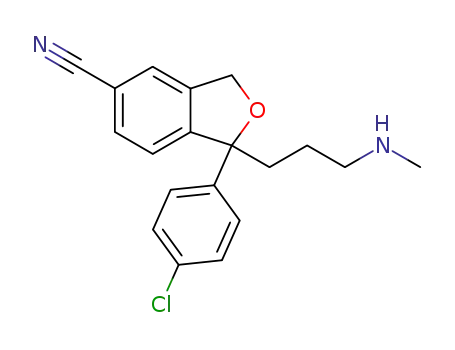 Molecular Structure of 64372-52-7 (DEMETHYLCHLOROCITALOPRAM)