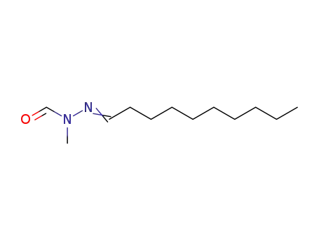 Molecular Structure of 61748-15-0 (Decanal N-formyl-N-methyl hydrazone)