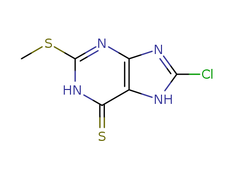 8-chloro-2-methylsulfanyl-5,9-dihydropurine-6-thione cas  5453-09-8