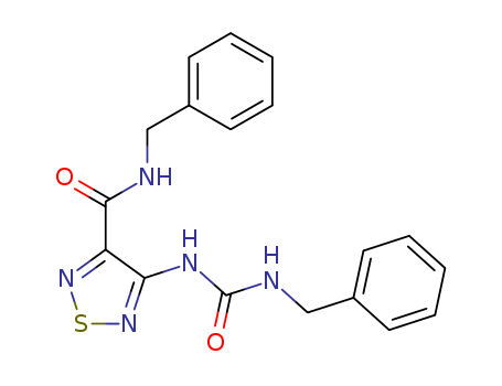 N-benzyl-4-(benzylcarbamoylamino)-1,2,5-thiadiazole-3-carboxamide cas  93873-73-5