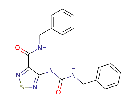 Molecular Structure of 93873-73-5 (N-benzyl-4-[(benzylcarbamoyl)amino]-1,2,5-thiadiazole-3-carboxamide)