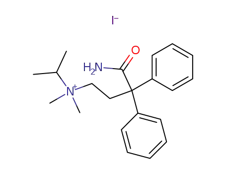 Molecular Structure of 6287-69-0 (4-amino-N,N-dimethyl-4-oxo-3,3-diphenyl-N-(propan-2-yl)butan-1-aminium)