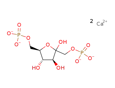 Molecular Structure of 126-34-1 (fructose 1,6-diphosphate dicalcium salt)
