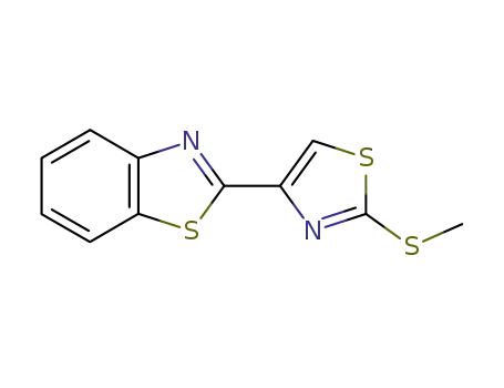 Benzothiazole, 2-(2-(methylthio)-4-thiazolyl)-