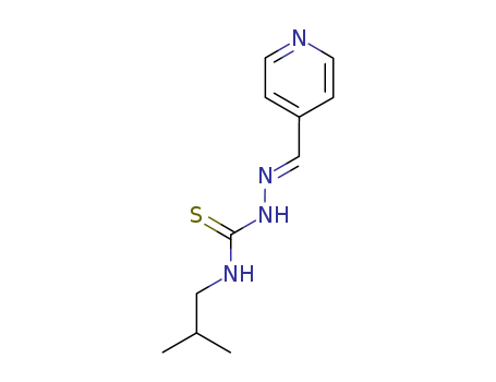 3-(2-methylpropyl)-1-(pyridin-4-ylmethylideneamino)thiourea cas  6622-82-8