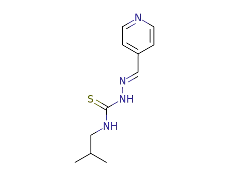 Molecular Structure of 6622-82-8 (pyridine-4-carbaldehyde N-(2-methylpropyl)thiosemicarbazone)
