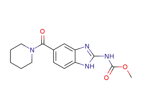 [5-[(ピペリジン-1-イル)カルボニル]-1H-ベンゾイミダゾール-2-イル]カルバミド酸メチル