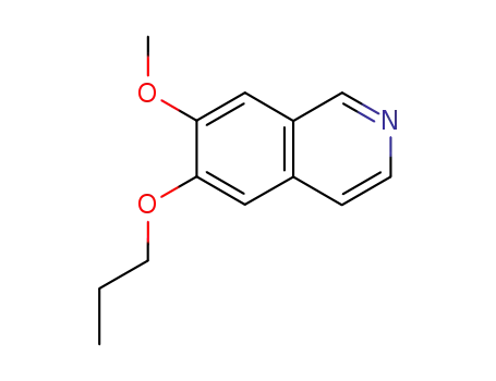 Molecular Structure of 67625-65-4 (Isoquinoline, 7-methoxy-6-propoxy- (9CI))