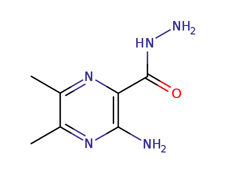 피라진카르복실산, 3-아미노-5,6-디메틸-, 히드라지드(7CI,8CI)