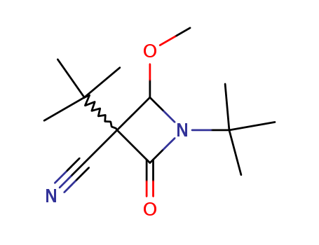 1,3-DITERT-BUTYL-2-METHOXY-4-OXO-3-AZETIDINECARBONITRILE