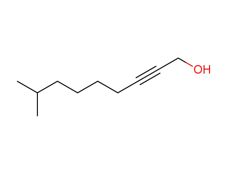 Molecular Structure of 62088-67-9 (2-Nonyn-1-ol, 8-methyl-)