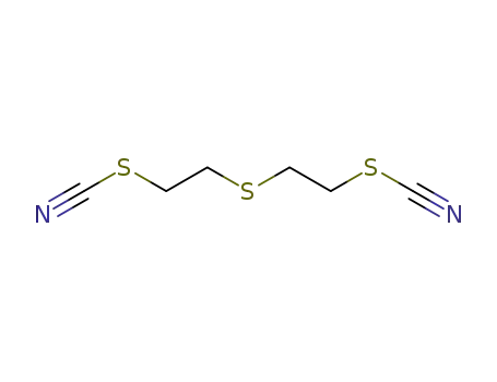 Molecular Structure of 64070-87-7 (sulfanediyldiethane-2,1-diyl bis(thiocyanate))