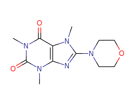 1,3,7-trimethyl-8-(morpholin-4-yl)-3,7-dihydro-1H-purine-2,6-dione