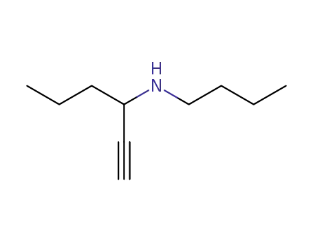 Molecular Structure of 6281-06-7 (N-butylhex-1-yn-3-amine)