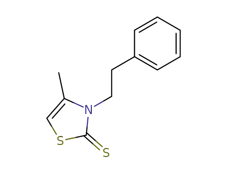 Molecular Structure of 55019-79-9 (4-methyl-3-phenethyl-3<i>H</i>-thiazole-2-thione)