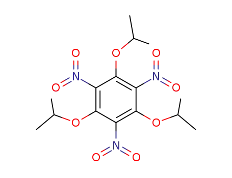 Molecular Structure of 68959-42-2 (1,3,5-Tris(1-methylethoxy)-2,4,6-trinitrobenzene)