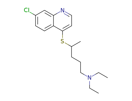 4-(7-chloroquinolin-4-yl)sulfanyl-N,N-diethyl-pentan-1-amine