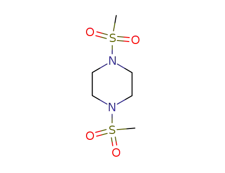Molecular Structure of 6270-73-1 (1,4-bis(methylsulfonyl)piperazine)