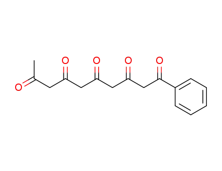 Molecular Structure of 87994-92-1 (1,3,5,7,9-Decanepentone, 1-phenyl-)