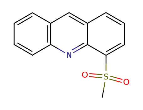 Molecular Structure of 59304-35-7 (Acridine,  4-(methylsulfonyl)-)