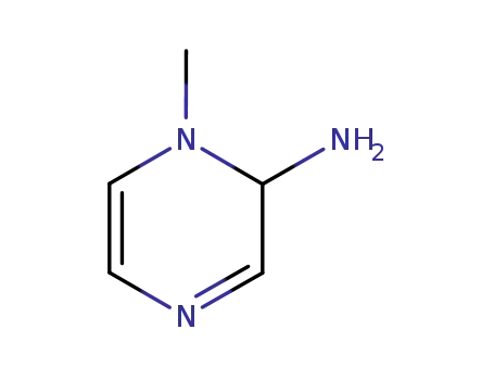 Molecular Structure of 58219-32-2 (Pyrazinamine, 1,2-dihydro-1-methyl- (9CI))