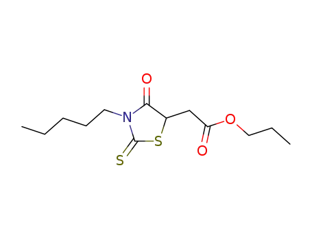 Molecular Structure of 5316-44-9 (2-{2-chloro-4-[(2,4,6-trioxotetrahydropyrimidin-5(2H)-ylidene)methyl]phenoxy}-N-(4-fluorophenyl)acetamide)