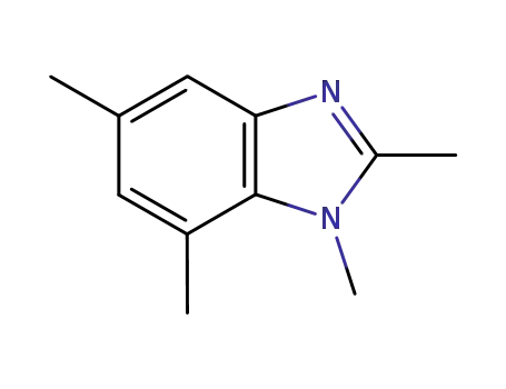 Molecular Structure of 60915-20-0 (1H-Benzimidazole,1,2,5,7-tetramethyl-(9CI))