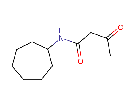 Molecular Structure of 58102-38-8 (N-cycloheptyl-3-oxobutanamide)