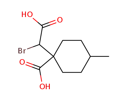 1-[bromo(carboxy)methyl]-4-methylcyclohexanecarboxylic acid