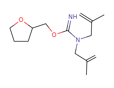Molecular Structure of 93896-71-0 (tetrahydrofuran-2-ylmethyl N,N-bis(2-methylprop-2-en-1-yl)carbamimidate)