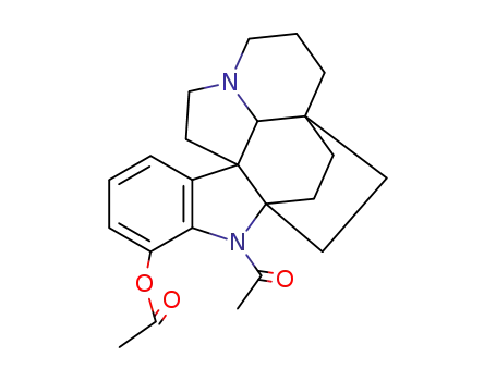 Molecular Structure of 55724-55-5 (1-Acetylaspidofractinine-17-ol acetate)