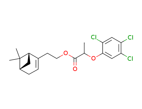 2-(7,7-dimethyl-4-bicyclo[3.1.1]hept-3-enyl)ethyl 2-(2,4,5-trichlorophenoxy)propanoate cas  5421-67-0